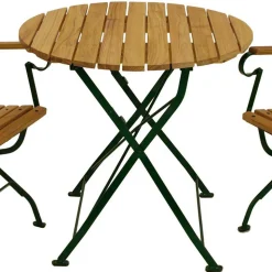 Klappbarer Balkontisch mit Klappstühlen - Socavo (dreiteilig)