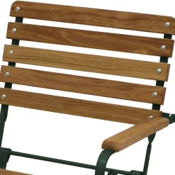 Klappbarer Biergartenstuhl mit Armlehnen - Maidino