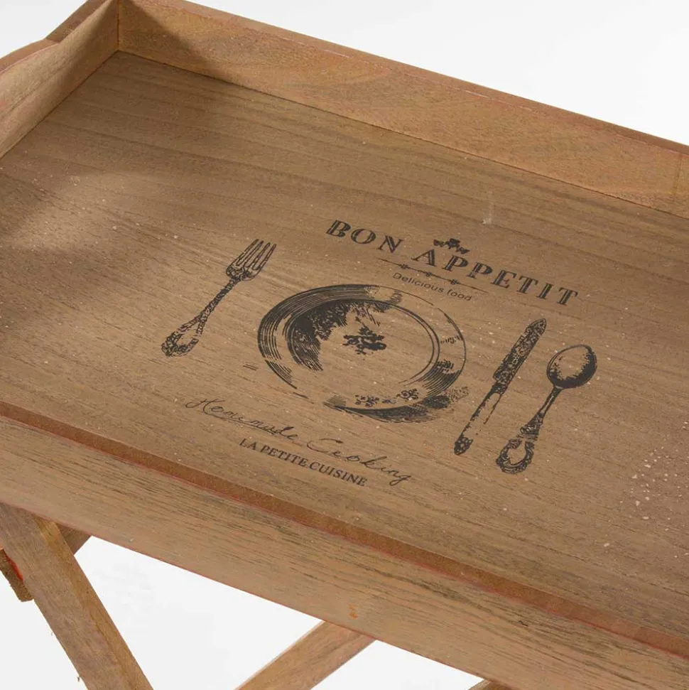 Klappbarer Tabletttisch in der Größe 48x63x35 cm - Villama