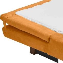 Klappcouch in Ocker mit Eiche - Lyra