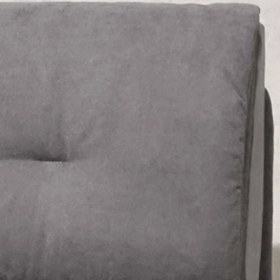 Klappsessel in Silber Grau Webstoff - Belania