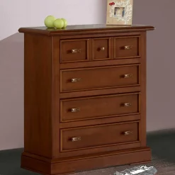 Klassische Kommode in Walnuss Braun - Istefanio