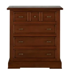 Klassische Kommode in Walnuss Braun - Istefanio