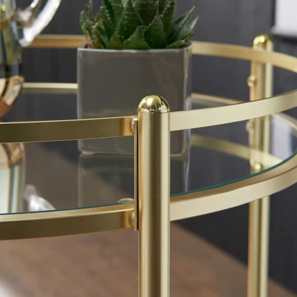 Klassischer Servierwagen mit 2 Ebenen - Lavista