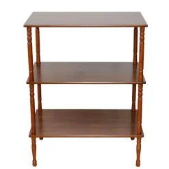 Klassisches Regal in Walnussfarben - Roswito