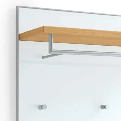 Kleiderpaneel Wynoca in Weiß Glas beschichtet