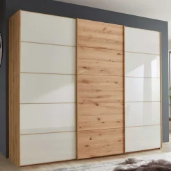 Kleiderschrank 250 cm breit mit zwei Höhen - Nikoba