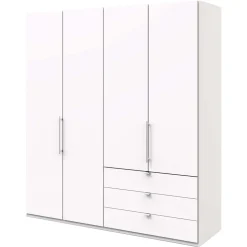 Kleiderschrank fürs Schlafzimmer in Weiß - Donpiave