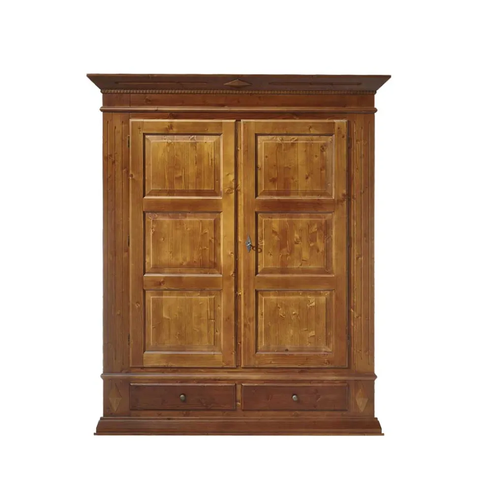 Kleiderschrank Gargano in Kirschbaumfarben