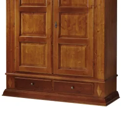 Kleiderschrank Gargano in Kirschbaumfarben