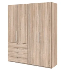 Kleiderschrank in Eiche Sägerau Dekor - Zayun