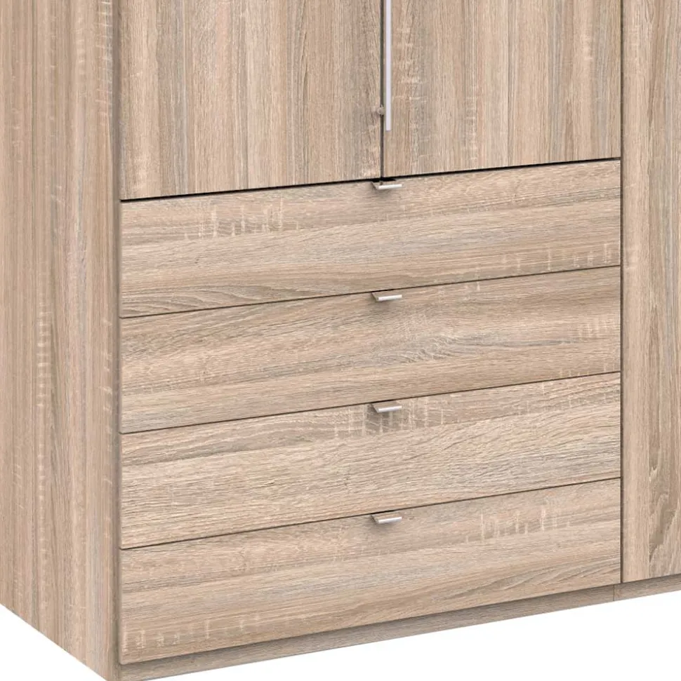 Kleiderschrank in Eiche Sägerau Dekor - Zayun