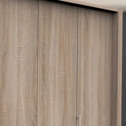 Kleiderschrank in Eiche Sägerau Dekor - Zayun