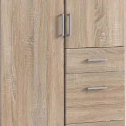 Kleiderschrank in Eiche Sägerau Holzoptik - Citerna