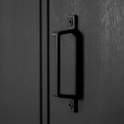 Kleiderschrank in Spind Optik aus Holz und Holzwerkstoff - Tivegos