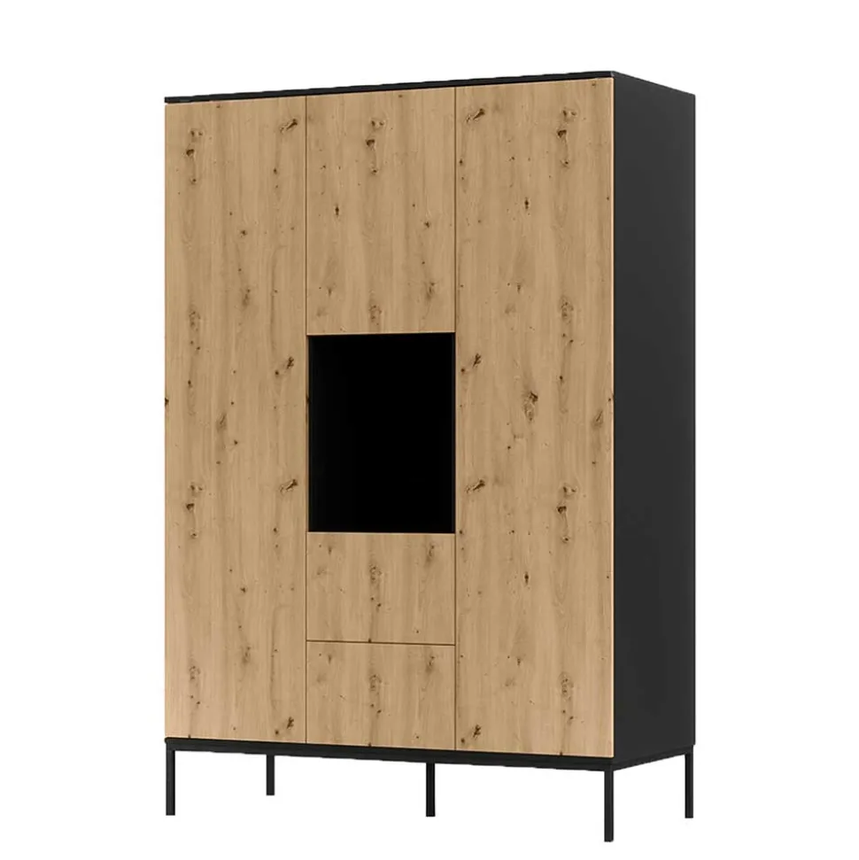 Kleiderschrank in Wildeiche Optik - Cavan