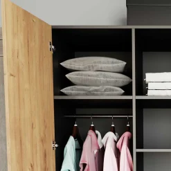 Kleiderschrank in Wildeiche Optik - Cavan