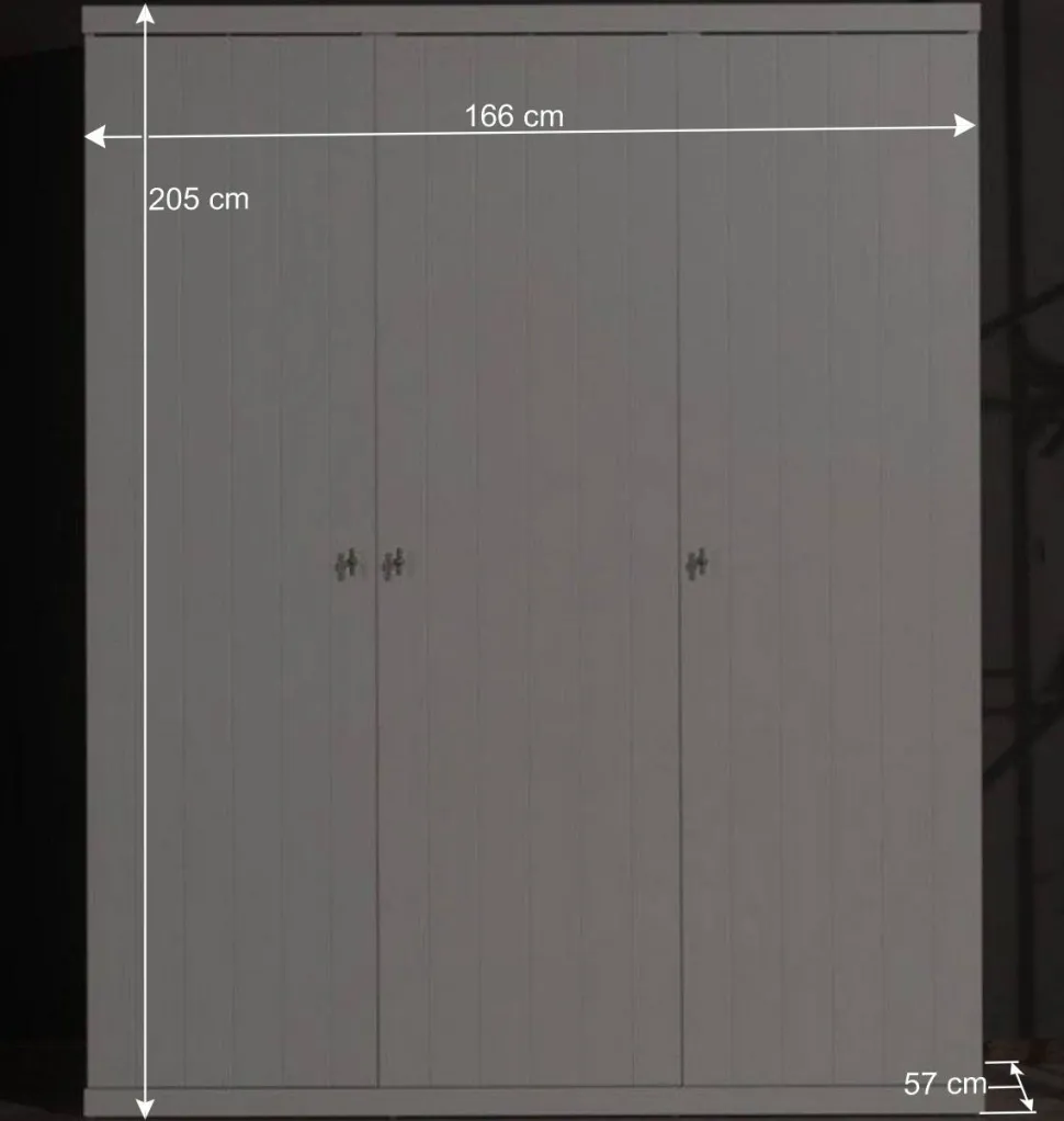 Kleiderschrank Maggy in Weiß