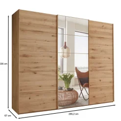 Kleiderschrank mit drei Gleittüren - Formosa