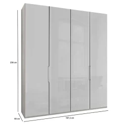 Kleiderschrank mit Falttüren - 2-türig - Olividos