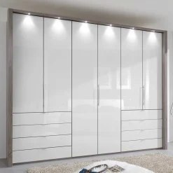 Kleiderschrank mit Passepartout & LED Licht - Empresian