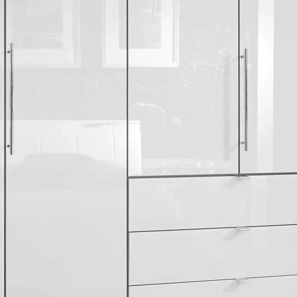 Kleiderschrank mit Passepartout & LED Licht - Empresian