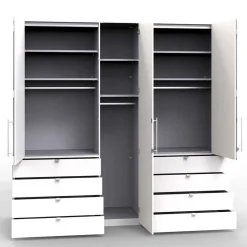 Kleiderschrank mit Schubladen & Türen - Dolienca