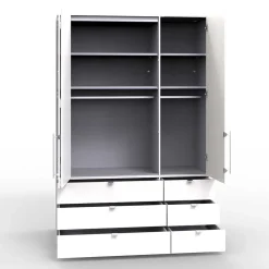 Kleiderschrank mit sechs Schubladen Soft Close - Dolienca I