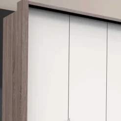 Kleiderschrank mit vier Metallauszug Schubladen - Tivierto