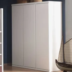 Kleiderschrank Raven in Weiß lackiert