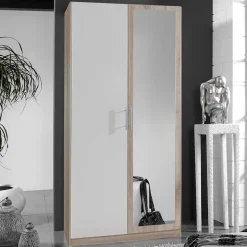 Kleiderschrank Schlafzimmerschrank mit Spiegel - Turino