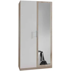 Kleiderschrank Schlafzimmerschrank mit Spiegel - Turino