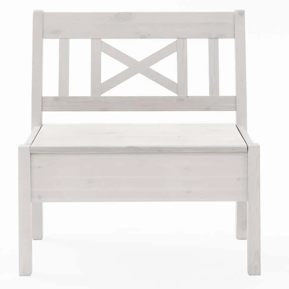 Kleine Landhaus Bank Onesti mit Truhe