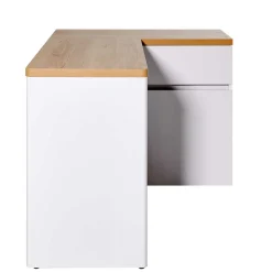 Kleiner Eckschreibtisch mit Stauraum - Xuana