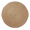 Kleiner Juteteppich aus Kordeln in Natur - Apulca