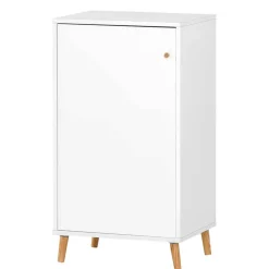 Kleiner Ordnerschrank in Weiß - 1-türig - Obtin