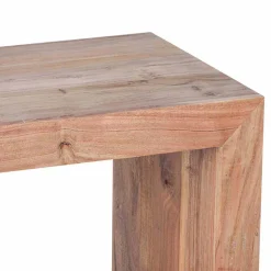 Kleines Standregal Vislan aus Holz massiv Akazie natur