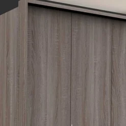 Kombi Falttüren-Schrank mit sechs Schubladen - Crenba