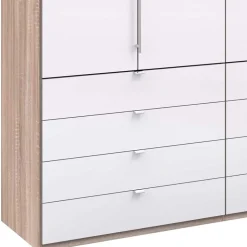 Kombi Kleiderschrank mit 12 Schubkästen - Bosays