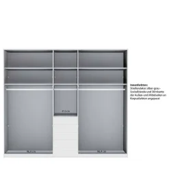 Kombi-Drehtürenschrank 5-türig - Pascan