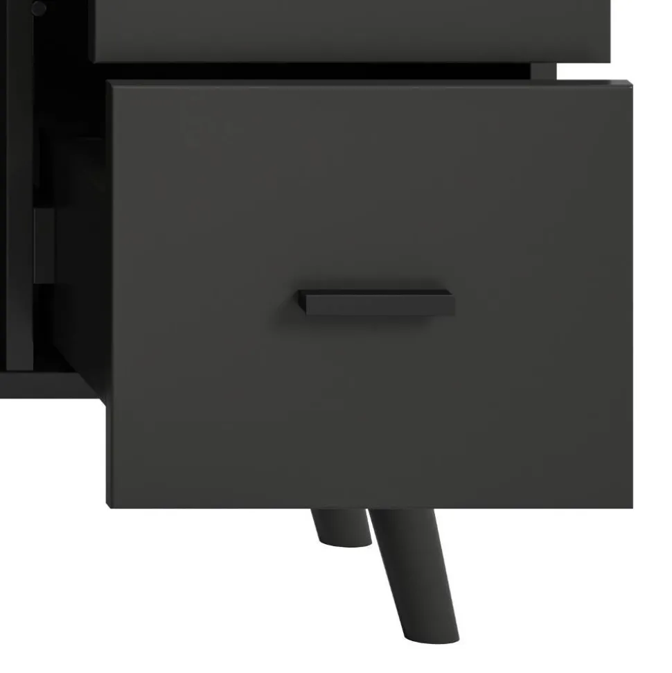 Kombi-Highboard in Mattgrau - Natal