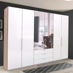 Kombi-Kleiderschrank mit Spiegel-Falttür - Bosays II