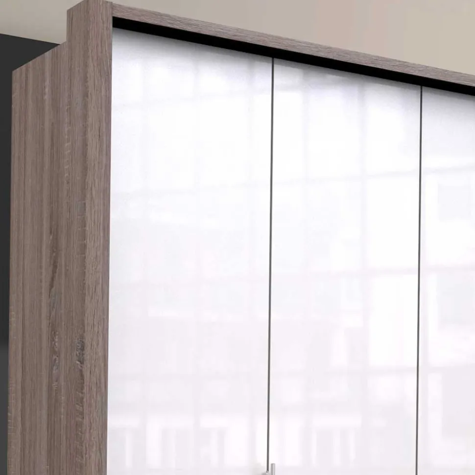 Kombi-Kleiderschrank mit vier Soft Close Schubladen - Empresian