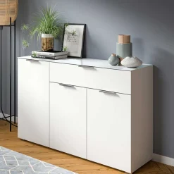 Kombi-Kommode in Weiß - Intiatos