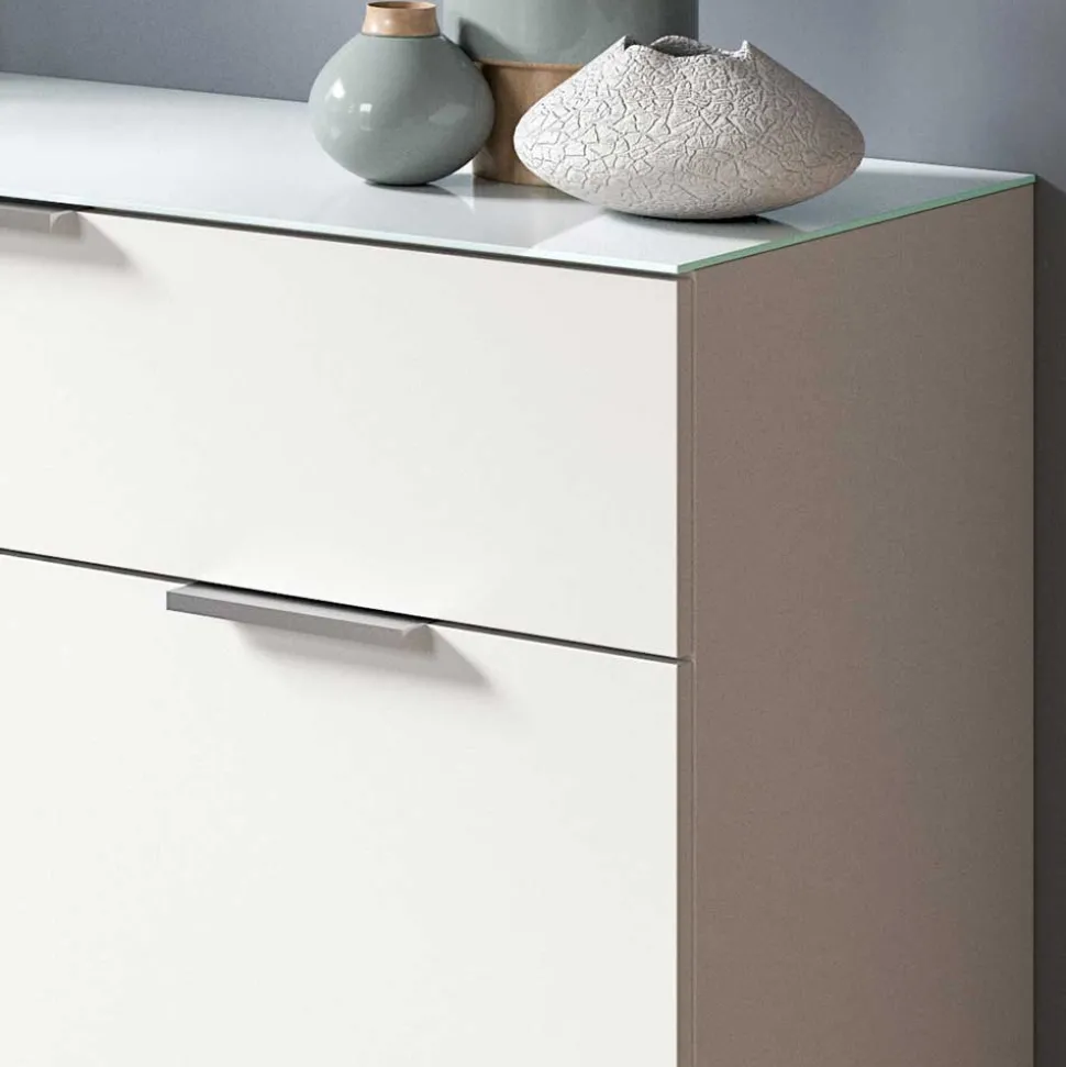 Kombi-Kommode in Weiß - Intiatos