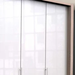 Kombi-Schlafzimmerschrank mit 2 Türen und 8 Schubkästen - Bosays