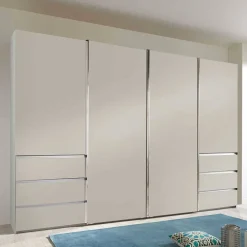 Kombi-Schwebetürenschrank in Champagner - Eusebia