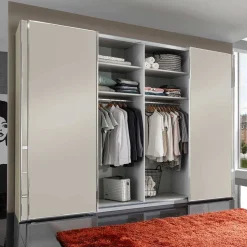 Kombi-Schwebetürenschrank in Champagner - Eusebia