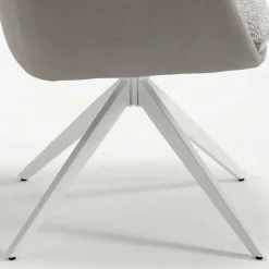 Komfort Esstischsessel in Grau - Basel (2er Set)