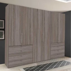 Komfort Kleiderschrank mit acht Schubladen - Crenba